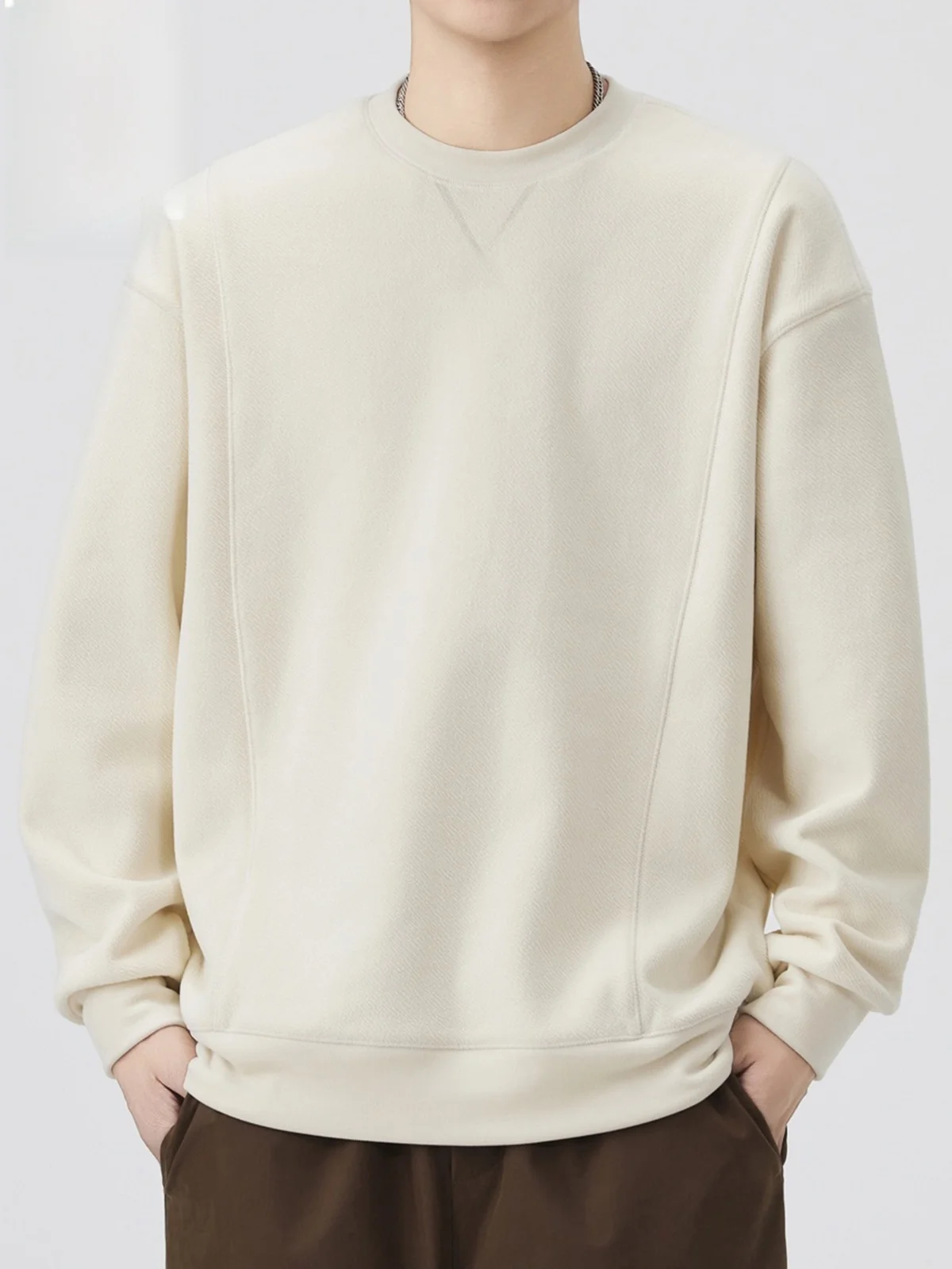 Мужская толстовка с круглым вырезом, повседневная футболка с длинным рукавом, весенне-осенняя модная удобная футболка из смесового полиэстера
Мужская толстовка с круглым вырезом, повседневная футболка с длинным рукавом, весенне-осенняя модная удобная футболка из смесового полиэстера