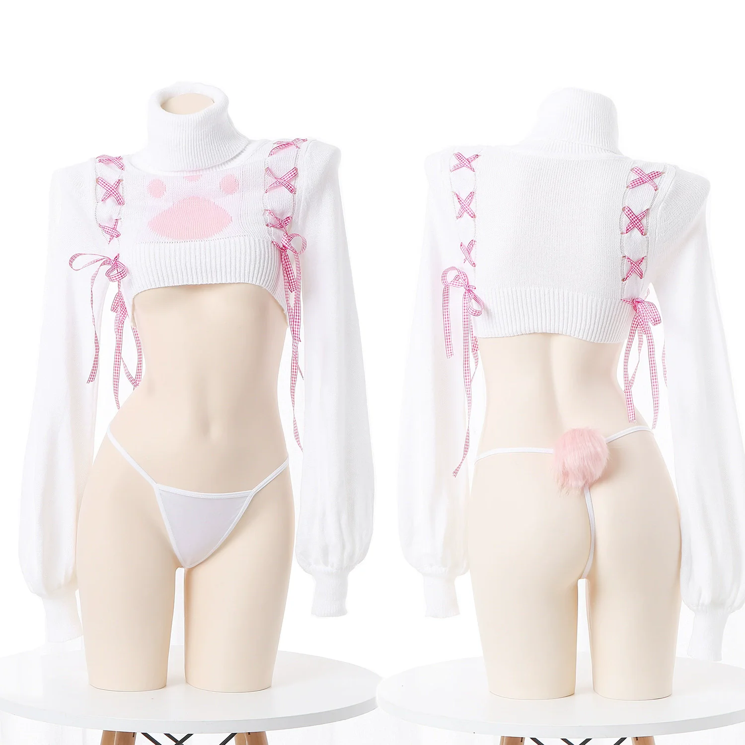 XXOO Erotic Sexy Bunny Girls Cosplay Lingerie Women Cute Cat Claw High Neck Sweater Uniforms Rabbit Underwear Dress Nightgown
XXOO Erotic Sexy Bunny Girls Cosplay Lingerie Women Cute Cat Claw High Neck Sweater Uniforms Rabbit Underwear Dress Nightgown