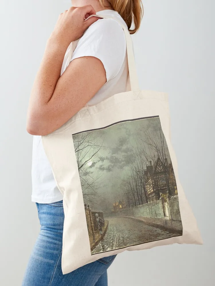 John Atkinson Grimshaw - Old English House by Moonlight Tote Bag Shopping bags free delivery bags Big bag woman shopping bag
John Atkinson Grimshaw - Old English House by Moonlight Tote Bag Shopping bags free delivery bags Big bag woman shopping bag