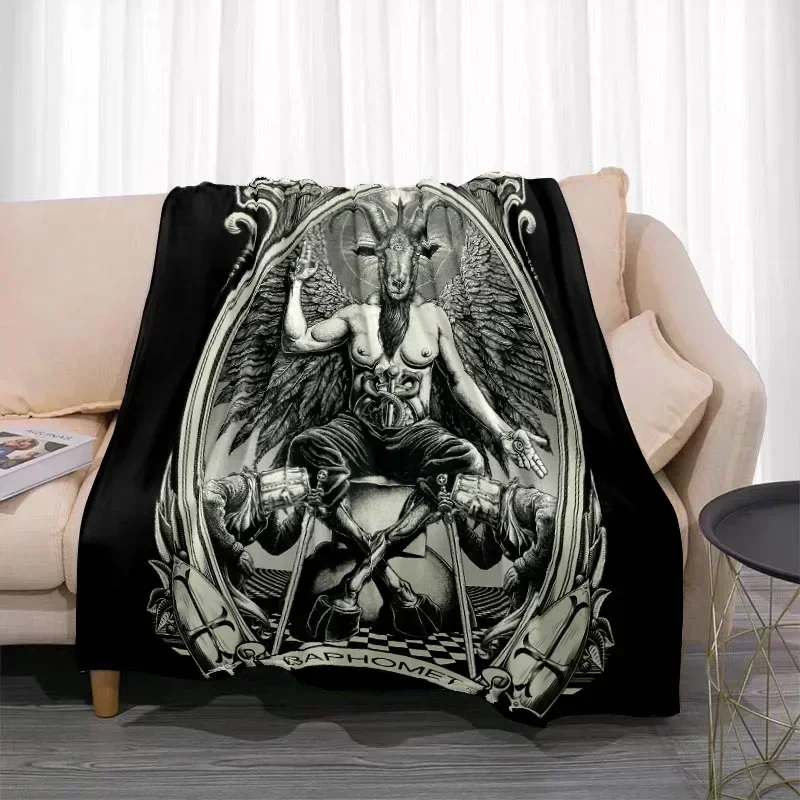 Satan Goat Skeleton Horror Blanket Flannel Blanket Comfortable Warm Blanket Suitable Sofa Bed Cover Office All Seasons Blanket
Satan Goat Skeleton Horror Blanket Flannel Blanket Comfortable Warm Blanket Suitable Sofa Bed Cover Office All Seasons Blanket