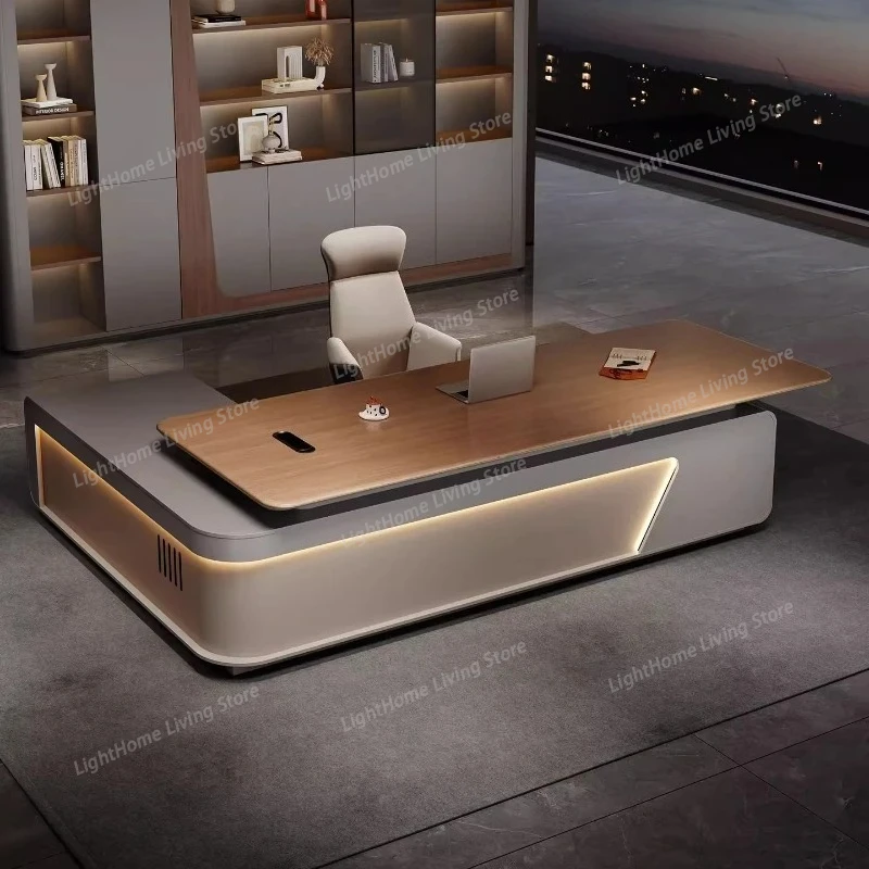 Luxury Boss Table with LED Lighting Office Tables Pliante Computer Desk Office Desks and Workstations Room Desk Study Table
Luxury Boss Table with LED Lighting Office Tables Pliante Computer Desk Office Desks and Workstations Room Desk Study Table