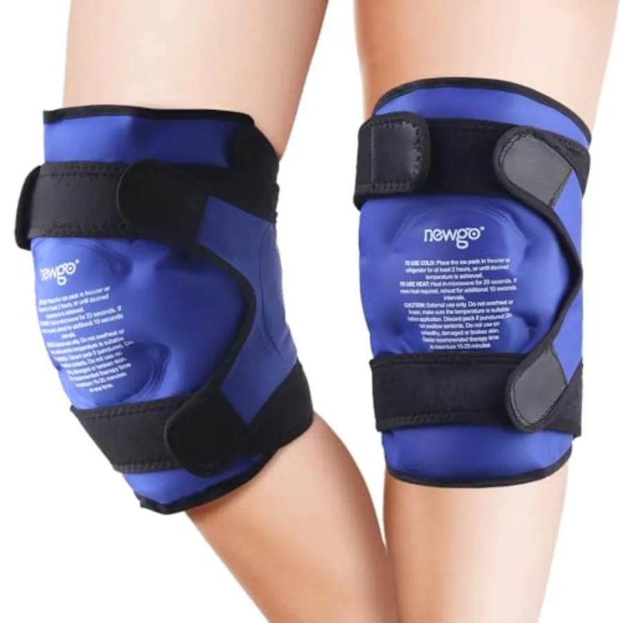 Ice Pack for Knees Injuries Reusable, 2 Pack Knee Ice Pack Wraps Around Entire Knees for Replacement Surgery Recovery, Gel Cold
Ice Pack for Knees Injuries Reusable, 2 Pack Knee Ice Pack Wraps Around Entire Knees for Replacement Surgery Recovery, Gel Cold