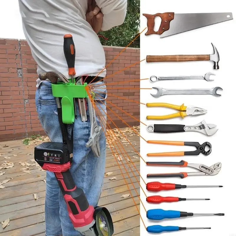 Plastic Tool Rack Green Color Wrench Hanging Waist Rack Drill Tool Rack
Plastic Tool Rack Green Color Wrench Hanging Waist Rack Drill Tool Rack