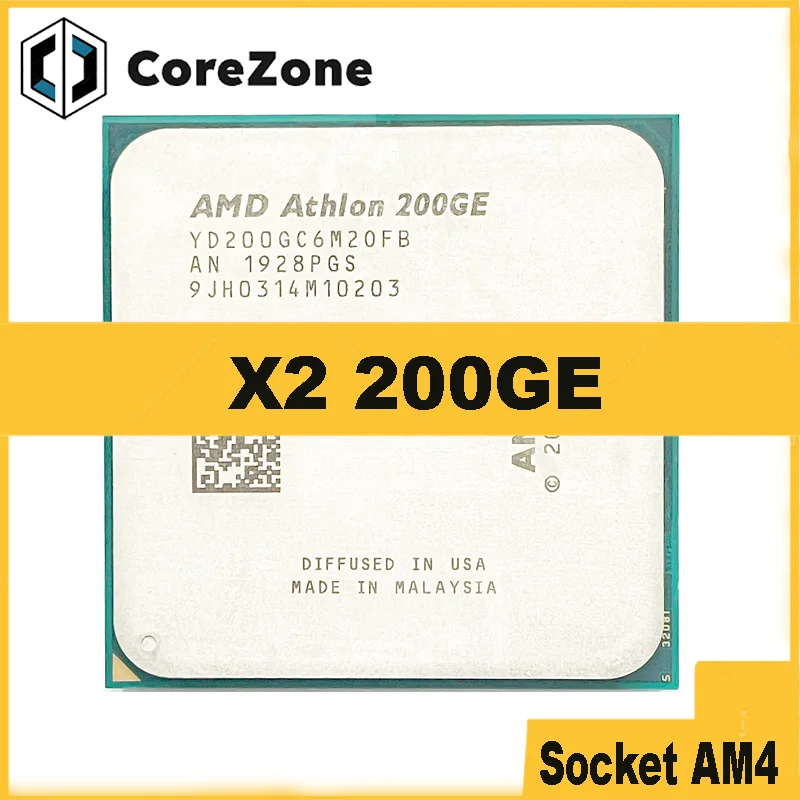 Athlon 200GE X2 200GE 3,2 ГГц двухъядерный четырехпоточный процессор геймерский процессор AM4 DDR4 RAM 14 нм 65 Вт процессор
Athlon 200GE X2 200GE 3,2 ГГц двухъядерный четырехпоточный процессор геймерский процессор AM4 DDR4 RAM 14 нм 65 Вт процессор