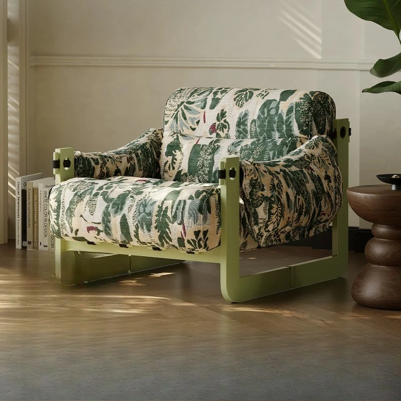 Sofa chair designer home living room single solid wood leisure chair debuts original fabric
Sofa chair designer home living room single solid wood leisure chair debuts original fabric
