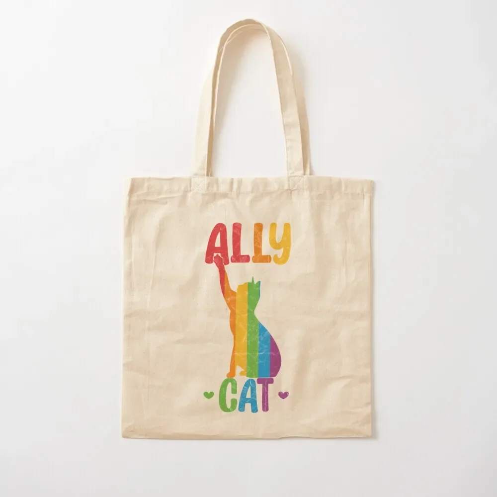 Ally cat LGBT Cat In Rainbow Ally Pride Flag Tote Bag ecological bags Gift bags Shopper handbag Tote Bag
Ally cat LGBT Cat In Rainbow Ally Pride Flag Tote Bag ecological bags Gift bags Shopper handbag Tote Bag