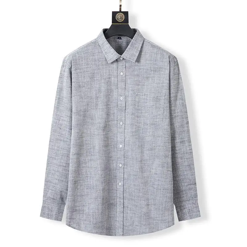 2023 Autumn New Youth Men's Fashion Trend Retro Large Long Sleeve Shirt Men's Casual Versatile Linen Long Sleeve Shirt
2023 Autumn New Youth Men's Fashion Trend Retro Large Long Sleeve Shirt Men's Casual Versatile Linen Long Sleeve Shirt