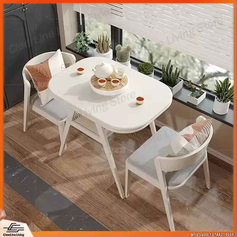 Folding Dining Table Set with 2 Chairs Nordic Oval Modern Luxury Portable Kitchen Dining Room Table for Small Spaces
Folding Dining Table Set with 2 Chairs Nordic Oval Modern Luxury Portable Kitchen Dining Room Table for Small Spaces