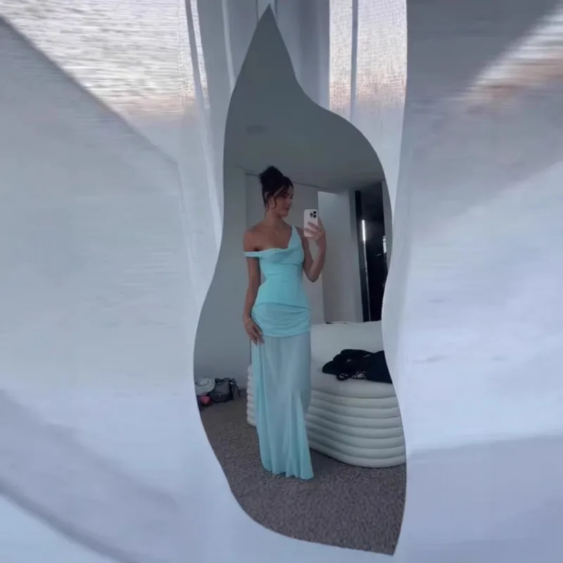 Chic Elegant See Through Maxi Dress For Women Fishbone Tube Top Spliced Long Robes Lace Up Mesh Vestidos 2026 New Lady Dresses
Chic Elegant See Through Maxi Dress For Women Fishbone Tube Top Spliced Long Robes Lace Up Mesh Vestidos 2026 New Lady Dresses