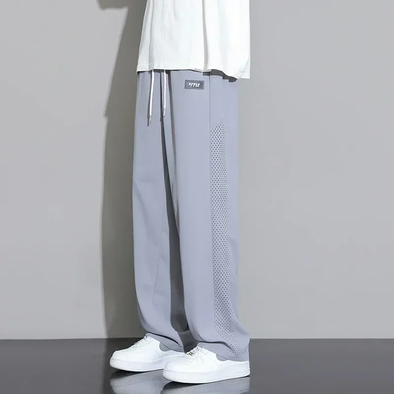 New Lightweight Comfortable Pants Summer Men Quick Dry Pants Male Casual Ice Silk Straight Leg Thin Breathable Sports Trousers
New Lightweight Comfortable Pants Summer Men Quick Dry Pants Male Casual Ice Silk Straight Leg Thin Breathable Sports Trousers