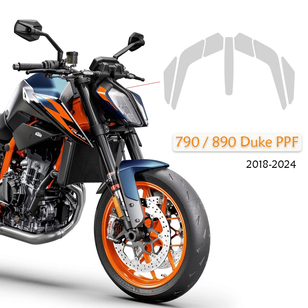890 Duke TPU Fuel Tank Protection Paint Protective Film For 790 Duke PPF Invisible Fairing Paint Protection TPU Anti-scratch Kit
890 Duke TPU Fuel Tank Protection Paint Protective Film For 790 Duke PPF Invisible Fairing Paint Protection TPU Anti-scratch Kit