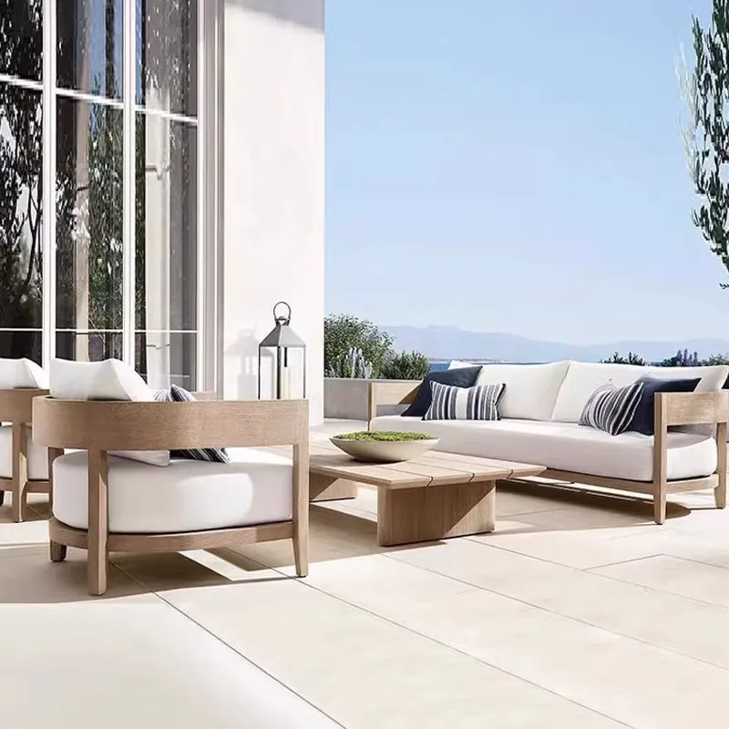 DSA villa garden outdoor sofa courtyard open-air leisure chair hotel homestay outdoor solid wood sofa combination
DSA villa garden outdoor sofa courtyard open-air leisure chair hotel homestay outdoor solid wood sofa combination
