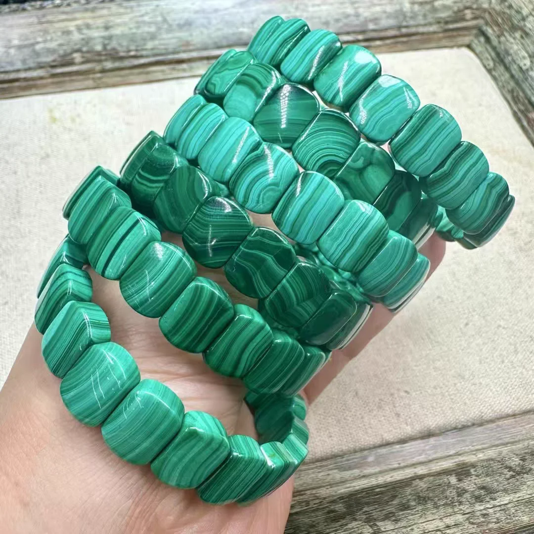 Natural Green Malachite Chrysocolla Beads Bracelet Women Men 11x9mm Beads Green Malachite Green AAAAAA
Natural Green Malachite Chrysocolla Beads Bracelet Women Men 11x9mm Beads Green Malachite Green AAAAAA