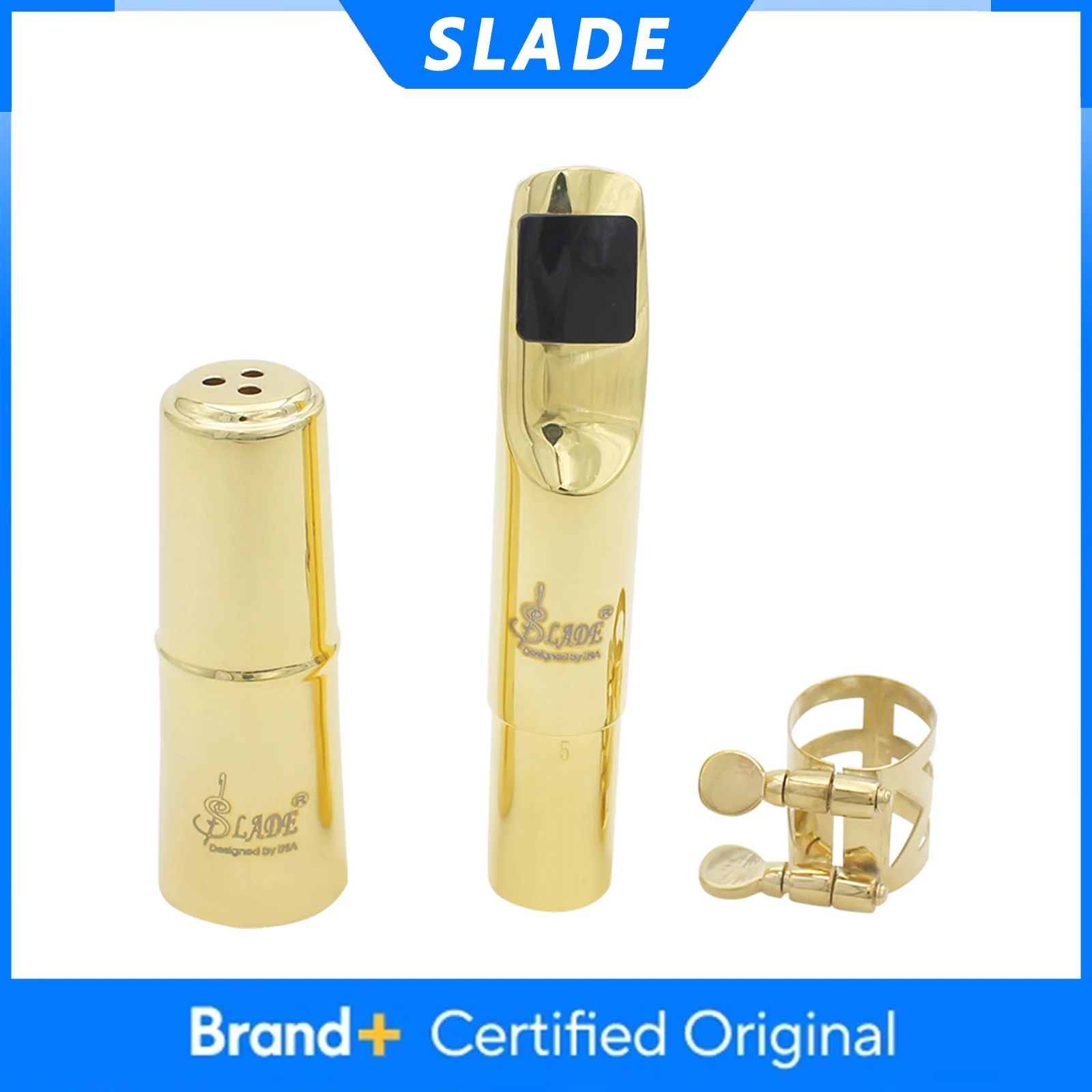 Мундштуки для альт-саксофона SLADE 5C 6C 7C 8C, латунные мундштуки с лигатурой и зажимом, запчасти и аксессуары для деревянных духовых инструментов
Мундштуки для альт-саксофона SLADE 5C 6C 7C 8C, латунные мундштуки с лигатурой и зажимом, запчасти и аксессуары для деревянных духовых инструментов