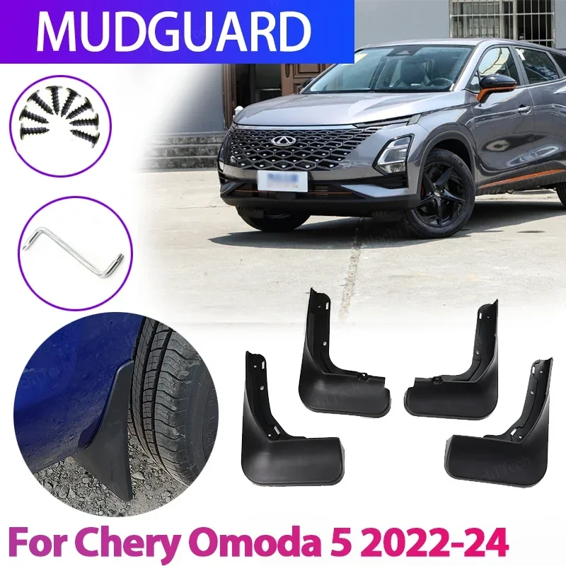 4x Car Molded Mud Flaps Splash Guards Mudguards Front Rear Styling For Chery Chirey Omoda 5 C5 Chery FX Fownix FX 2022-2024
4x Car Molded Mud Flaps Splash Guards Mudguards Front Rear Styling For Chery Chirey Omoda 5 C5 Chery FX Fownix FX 2022-2024
