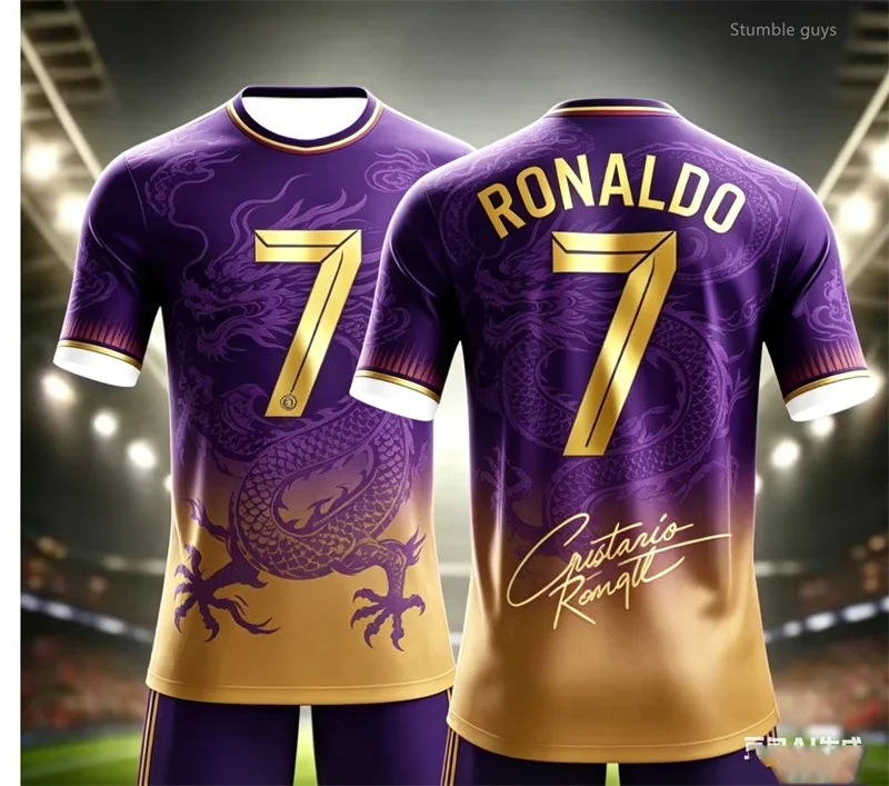 Summer Men Ronaldo Printed Short Sleeve T-shirt Casual Football Sports Jersey Kids Boys Streetwear Tee Daily Outdoor Wear
Summer Men Ronaldo Printed Short Sleeve T-shirt Casual Football Sports Jersey Kids Boys Streetwear Tee Daily Outdoor Wear
