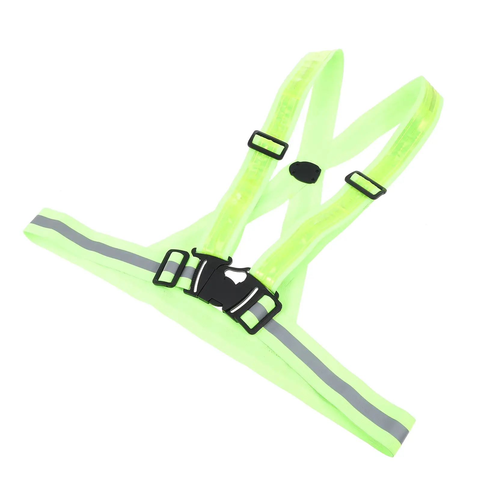 LED Luminous Reflective Vest Glow Clothing Adjustable Belt Green Strap Night Running Hiking Cycling Visibility Safety Outdoor
LED Luminous Reflective Vest Glow Clothing Adjustable Belt Green Strap Night Running Hiking Cycling Visibility Safety Outdoor
