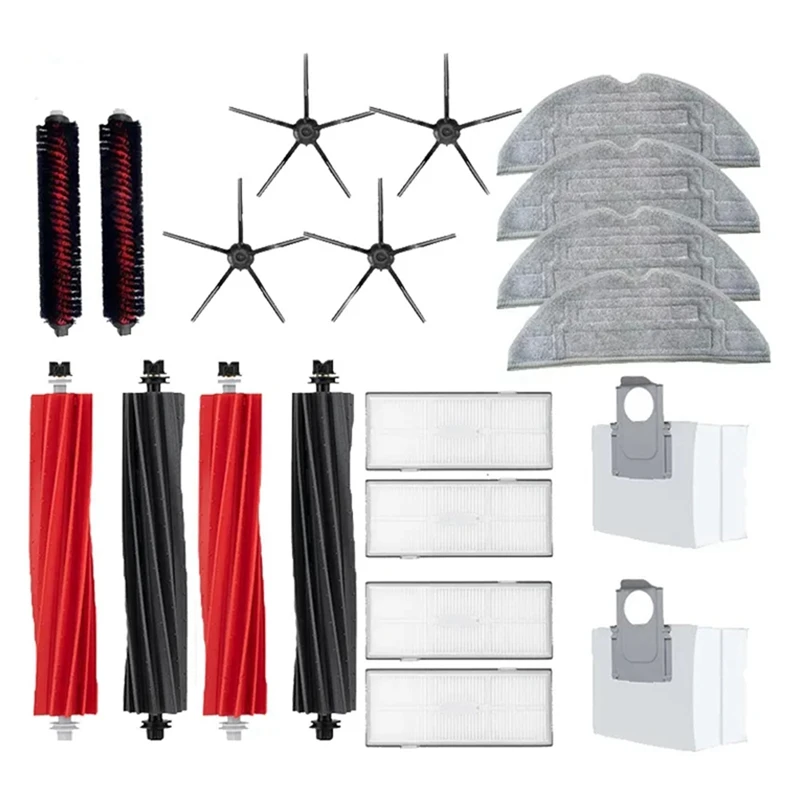 For Roborock S8 Pro Ultra Spare Parts Duoroller Main Side Brushes Mop Cloths HEPA Filters Dust Bags Parts
For Roborock S8 Pro Ultra Spare Parts Duoroller Main Side Brushes Mop Cloths HEPA Filters Dust Bags Parts
