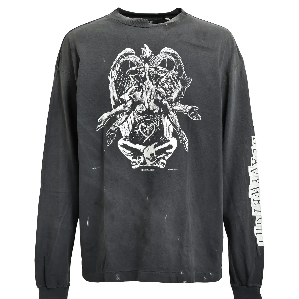 Saint Michael 25SS, новая американская трендовая толстовка с пародией козы и демоном, высококачественная толстовка с круглым вырезом для мужчин и женщин
Saint Michael 25SS, новая американская трендовая толстовка с пародией козы и демоном, высококачественная толстовка с круглым вырезом для мужчин и женщин