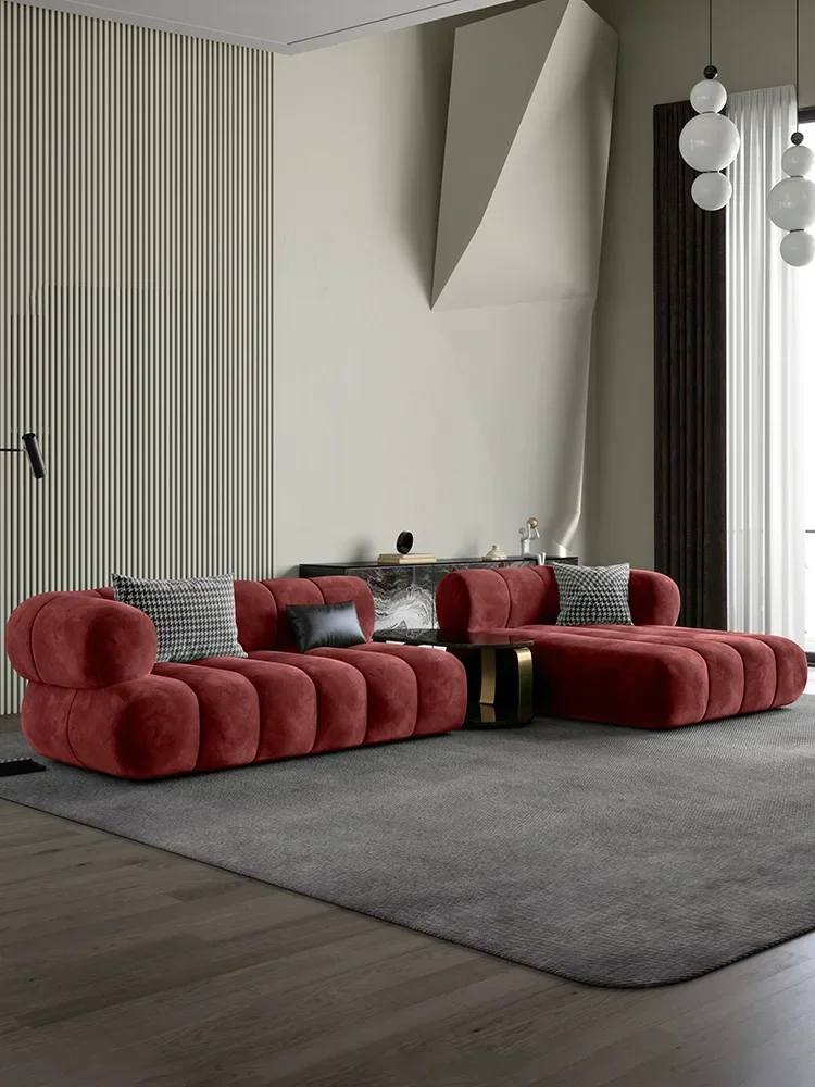 Nordic Modern Minimalist Technology Flannel Art Sofa Light Luxury Minimalist Style Living Room Sofa
Nordic Modern Minimalist Technology Flannel Art Sofa Light Luxury Minimalist Style Living Room Sofa
