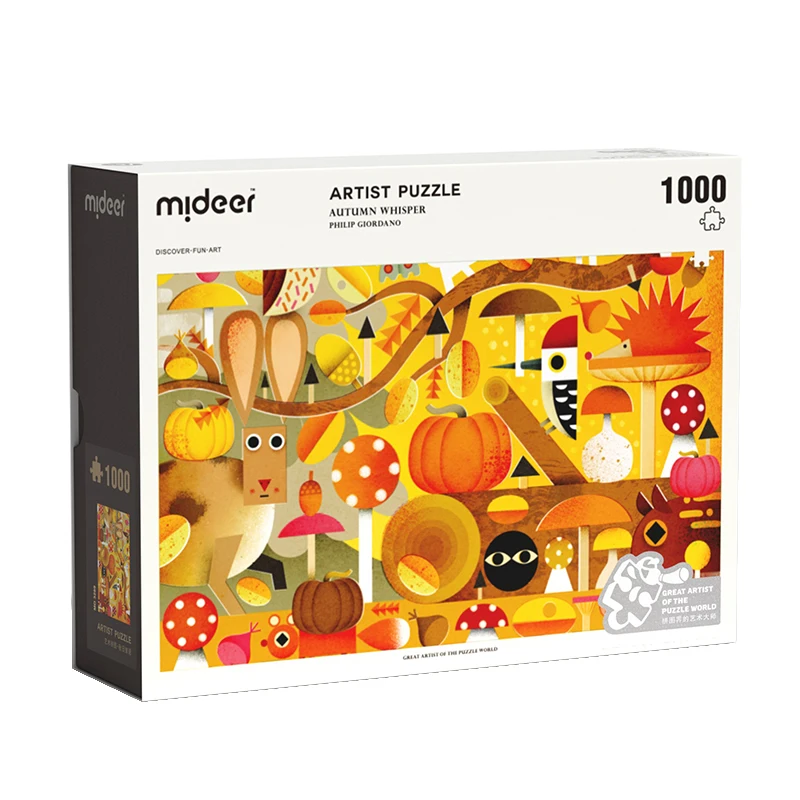 MIDEER MD3289 Artist Puzzle - Theme Puzzle Autumn Whisper 1000P Educational Toys Cardboard Puzzle
MIDEER MD3289 Artist Puzzle - Theme Puzzle Autumn Whisper 1000P Educational Toys Cardboard Puzzle