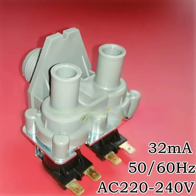 Automatic washing machine inlet valve, double head solenoid FCS180A
Automatic washing machine inlet valve, double head solenoid FCS180A