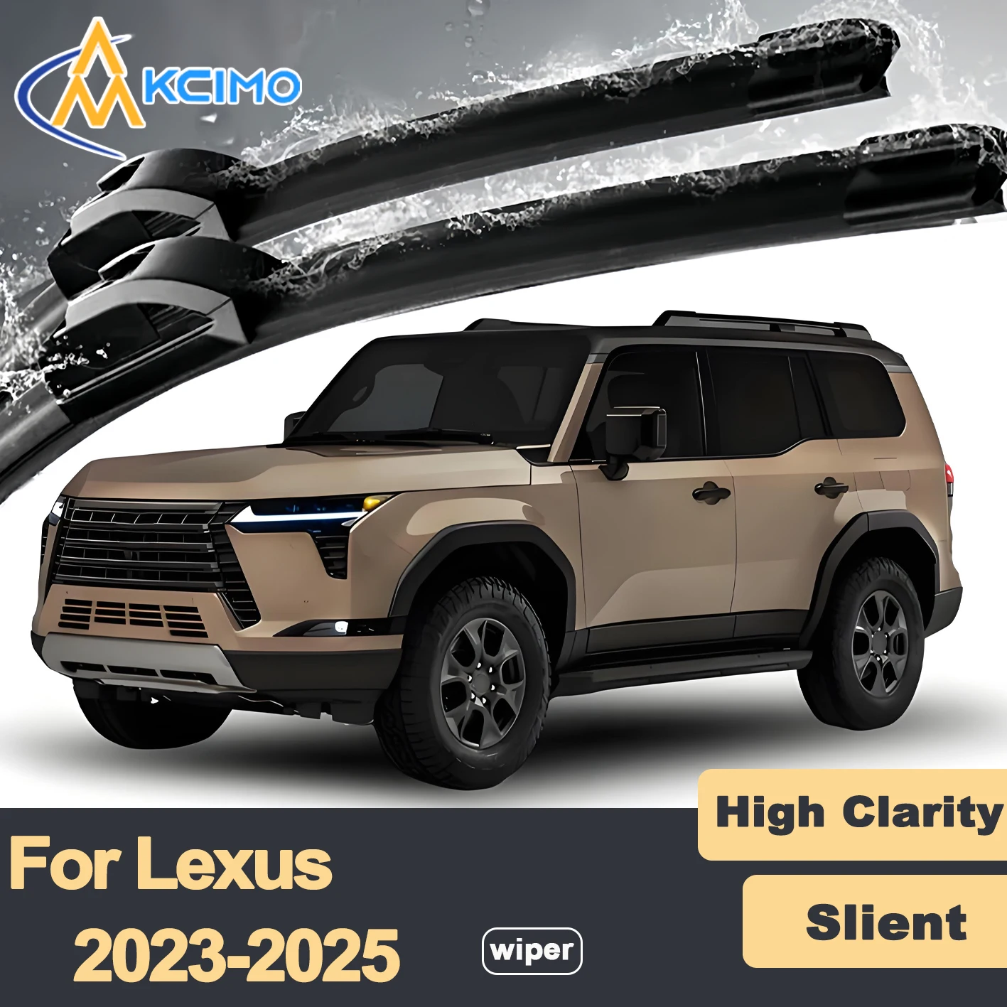 Premium Rubber Durable Silent Windshield Wiper Blades 2pcs for Lexus GX J250 2023-2025 Front Wiper Blades Set
Premium Rubber Durable Silent Windshield Wiper Blades 2pcs for Lexus GX J250 2023-2025 Front Wiper Blades Set