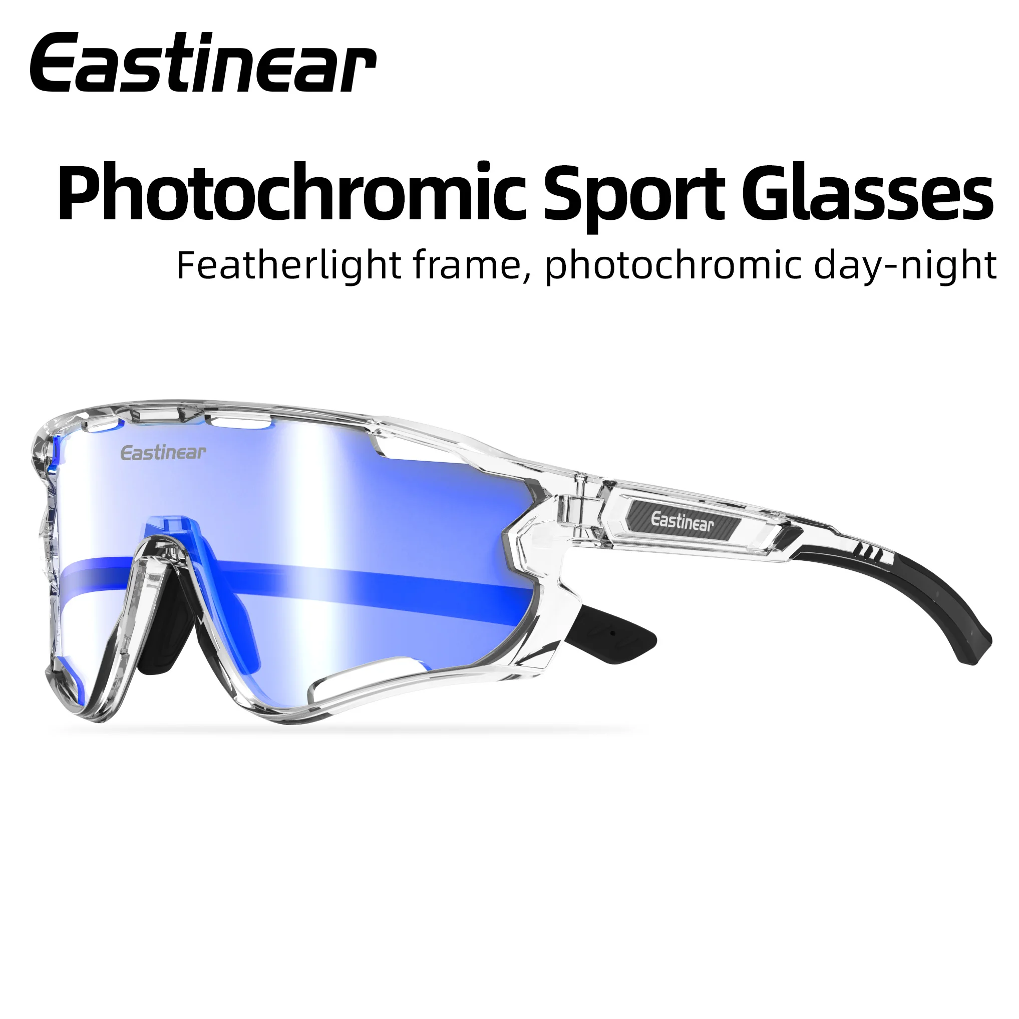 Eastinear's New Color-changing Cycling Glasses UV400 Men's and Women's Road Mountain Bike Glasses Wind and Sand Sports Goggles
Eastinear's New Color-changing Cycling Glasses UV400 Men's and Women's Road Mountain Bike Glasses Wind and Sand Sports Goggles