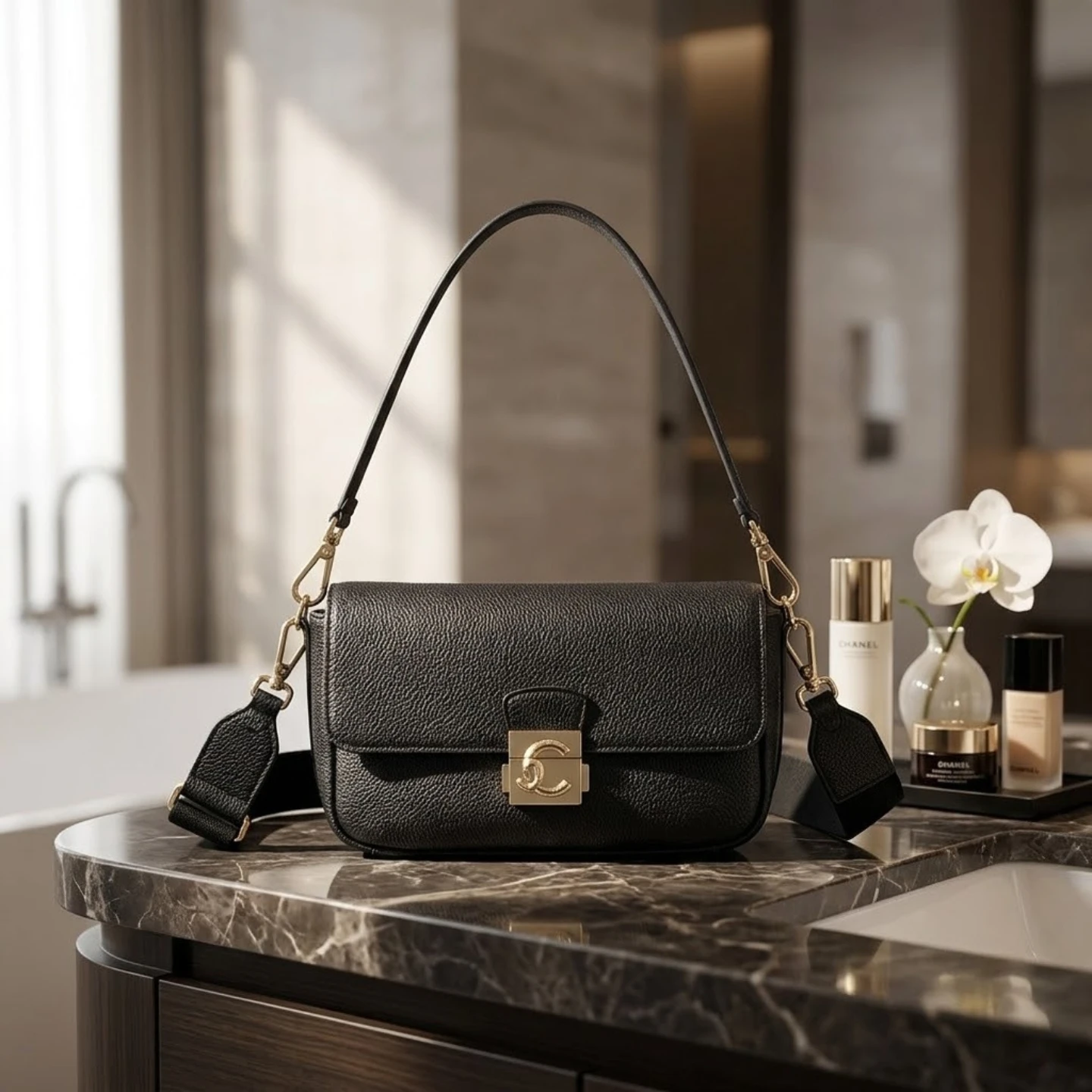 New Women Crossbody Bag Premium Lychee Grain Cow Leather Chain Shoulder Bag Versatile for Commute
New Women Crossbody Bag Premium Lychee Grain Cow Leather Chain Shoulder Bag Versatile for Commute
