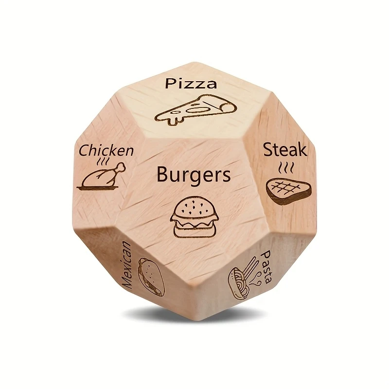 One PackIVWWooden dice,Suitable for Valentine's Day gifts、Date night games and couple board games——DodecahedronD12Dice,Wood grai
One PackIVWWooden dice,Suitable for Valentine's Day gifts、Date night games and couple board games——DodecahedronD12Dice,Wood grai