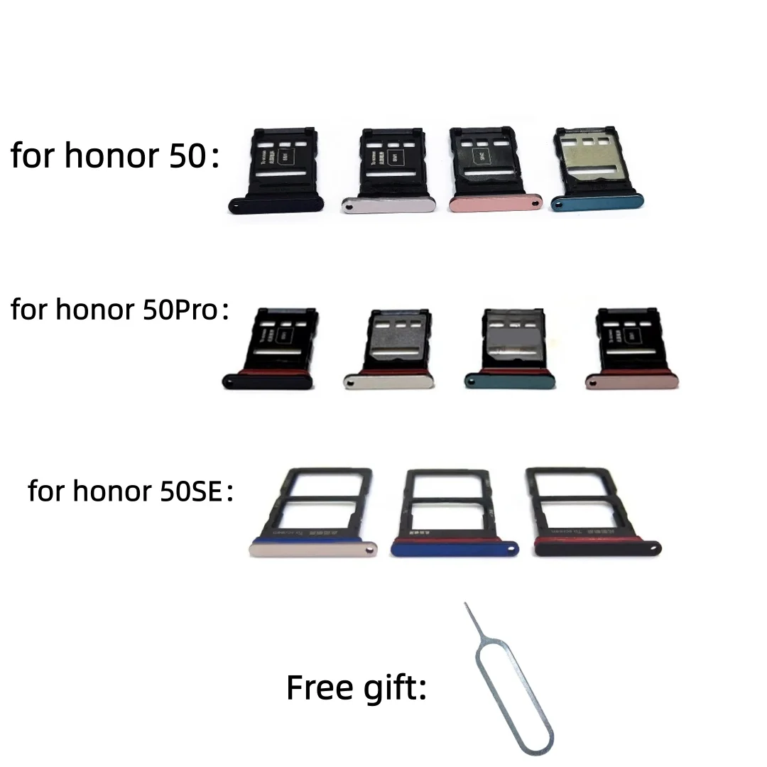 SIM Card Tray Adapter chip slot Holder Replacement Part For Huawei Honor 50 NTH-AN00 50Pro RNA-AN00 50SE JLH-AN00 drawer chip
SIM Card Tray Adapter chip slot Holder Replacement Part For Huawei Honor 50 NTH-AN00 50Pro RNA-AN00 50SE JLH-AN00 drawer chip