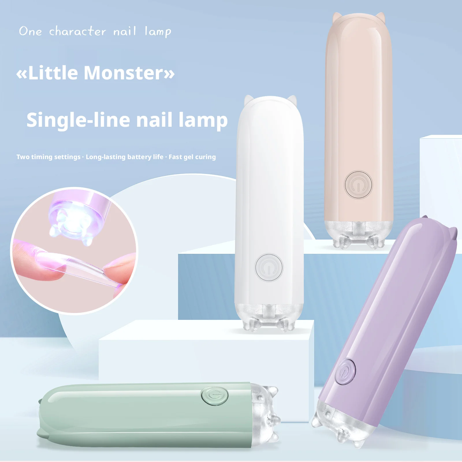 SHINEKNOT Handheld Straight-Edge Nail Lamp Portable Rechargeable Battery Model Mini Quick-Dry UV Lamp 3W Nail Tip Curing Lamp
SHINEKNOT Handheld Straight-Edge Nail Lamp Portable Rechargeable Battery Model Mini Quick-Dry UV Lamp 3W Nail Tip Curing Lamp