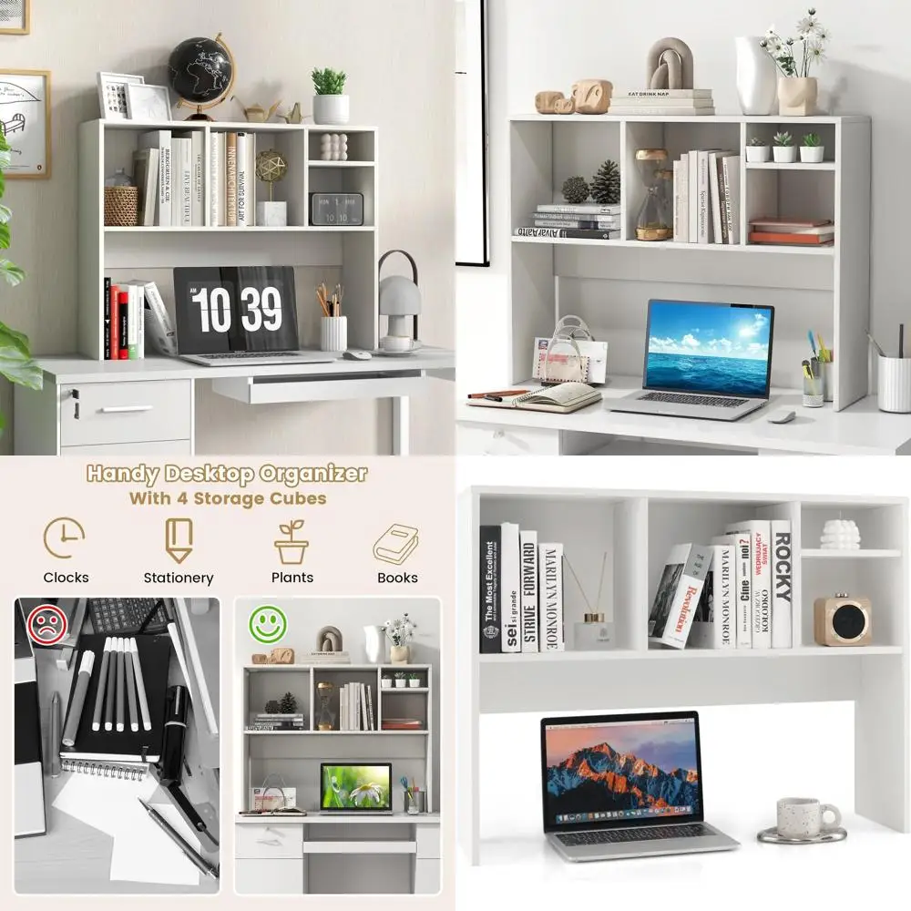 37 Modern White Desk Bookshelf for Monitors, Storage, and Organization in Home Offices and Dorms
37 Modern White Desk Bookshelf for Monitors, Storage, and Organization in Home Offices and Dorms