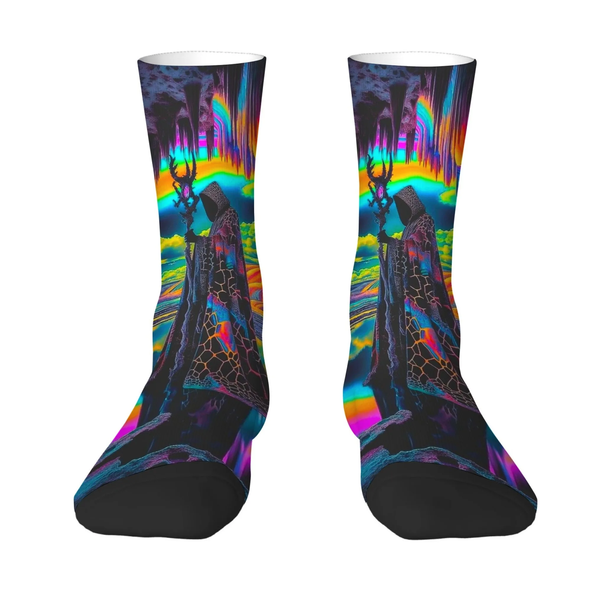 Psychedelic Mystical Wizard Socks Harajuku Retro Style Casual Fashion Men's Socks Novelty Funny Happy Street Hip-Hop Socks Gift
Psychedelic Mystical Wizard Socks Harajuku Retro Style Casual Fashion Men's Socks Novelty Funny Happy Street Hip-Hop Socks Gift