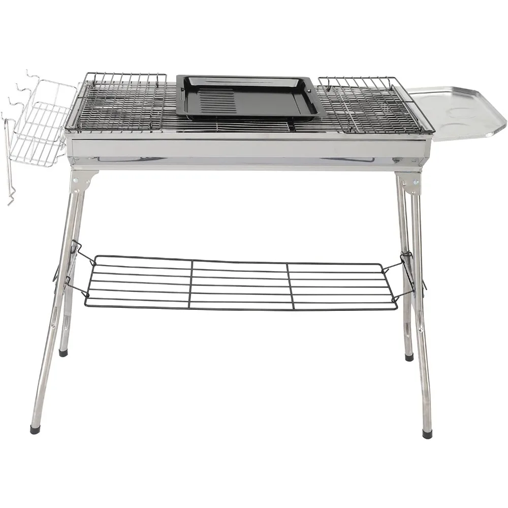 Portable Charcoal Grill for Outdoor BBQ and Family Gatherings
Portable Charcoal Grill for Outdoor BBQ and Family Gatherings