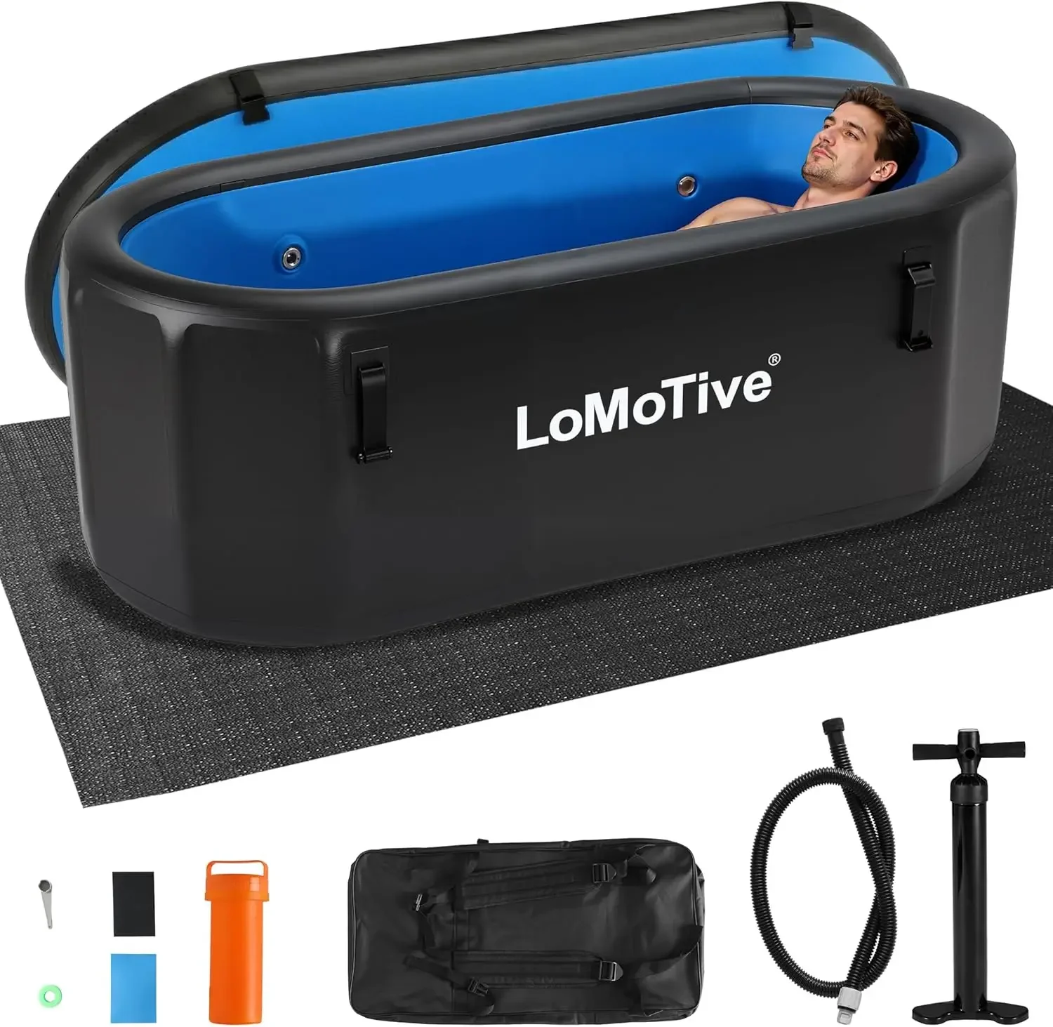 Inflatable Ice Bath Tub For Athletes Home Outdoor Recovery Therapy
Inflatable Ice Bath Tub For Athletes Home Outdoor Recovery Therapy
