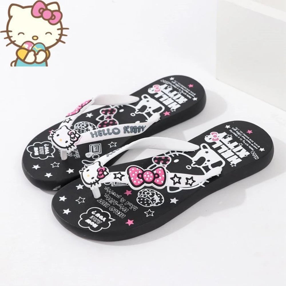 Anime Hello Kitty Summer Slippers Girls Casual Beach Slipper Sandals Outside Sportswear Womens Flip Flops Beach Vacation Sandals
Anime Hello Kitty Summer Slippers Girls Casual Beach Slipper Sandals Outside Sportswear Womens Flip Flops Beach Vacation Sandals