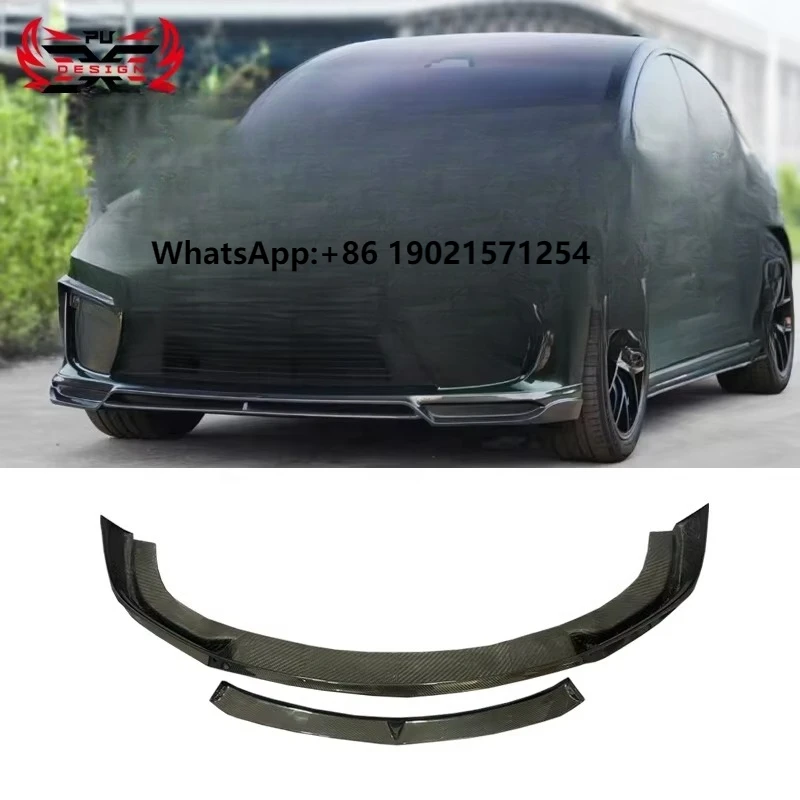 High Quality Carbon Fiber Front Lip Front Bumper Spoiler Body Kits Accessories CMS Style Body Kit for Model X 2023
High Quality Carbon Fiber Front Lip Front Bumper Spoiler Body Kits Accessories CMS Style Body Kit for Model X 2023