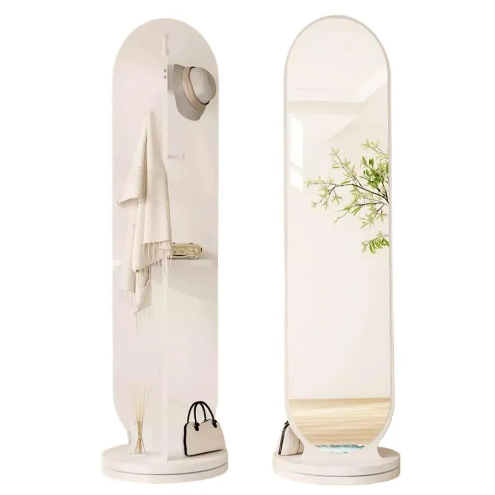 Full body floor mirror home girls bedroom rotatable with hanger integrated Internet celebrity fitting
Full body floor mirror home girls bedroom rotatable with hanger integrated Internet celebrity fitting