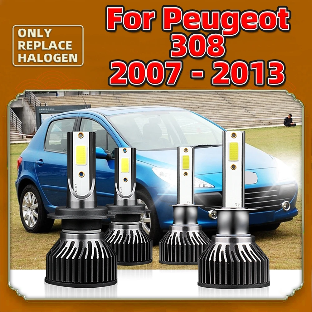 Светодиодные фары 12 В, автомобильные фары COB 6000K Turbo Luces 308 лм с вентилятором для Peugeot 2013 2012 2011 2010 2009 2008 2007
Светодиодные фары 12 В, автомобильные фары COB 6000K Turbo Luces 308 лм с вентилятором для Peugeot 2013 2012 2011 2010 2009 2008 2007
