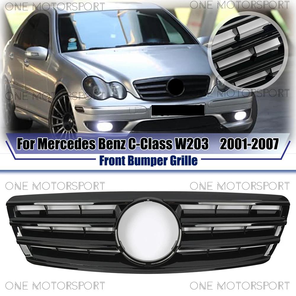 Sport Style Racing Grille Bumper Grille For Mercedes Benz C-Class W203 01-07 C200 C240 C280 C320 C350 Glossy Black Front Grille
Sport Style Racing Grille Bumper Grille For Mercedes Benz C-Class W203 01-07 C200 C240 C280 C320 C350 Glossy Black Front Grille
