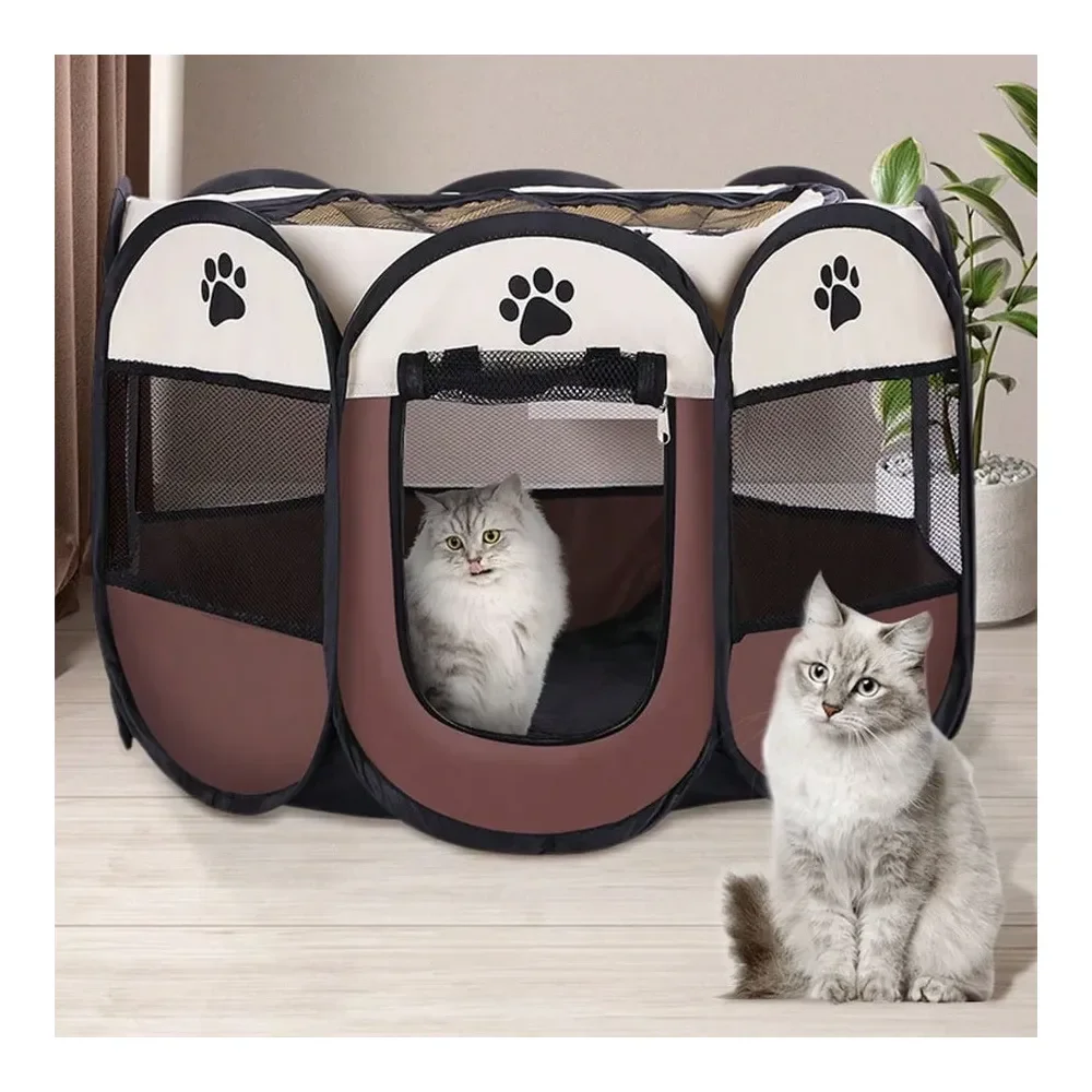 Brown Pet Fence Octagonal Cage Dog Cat House Kennel Dog Mat Cat nity Room Pet Health Room Moving Transition Adaptation Roo
Brown Pet Fence Octagonal Cage Dog Cat House Kennel Dog Mat Cat nity Room Pet Health Room Moving Transition Adaptation Roo