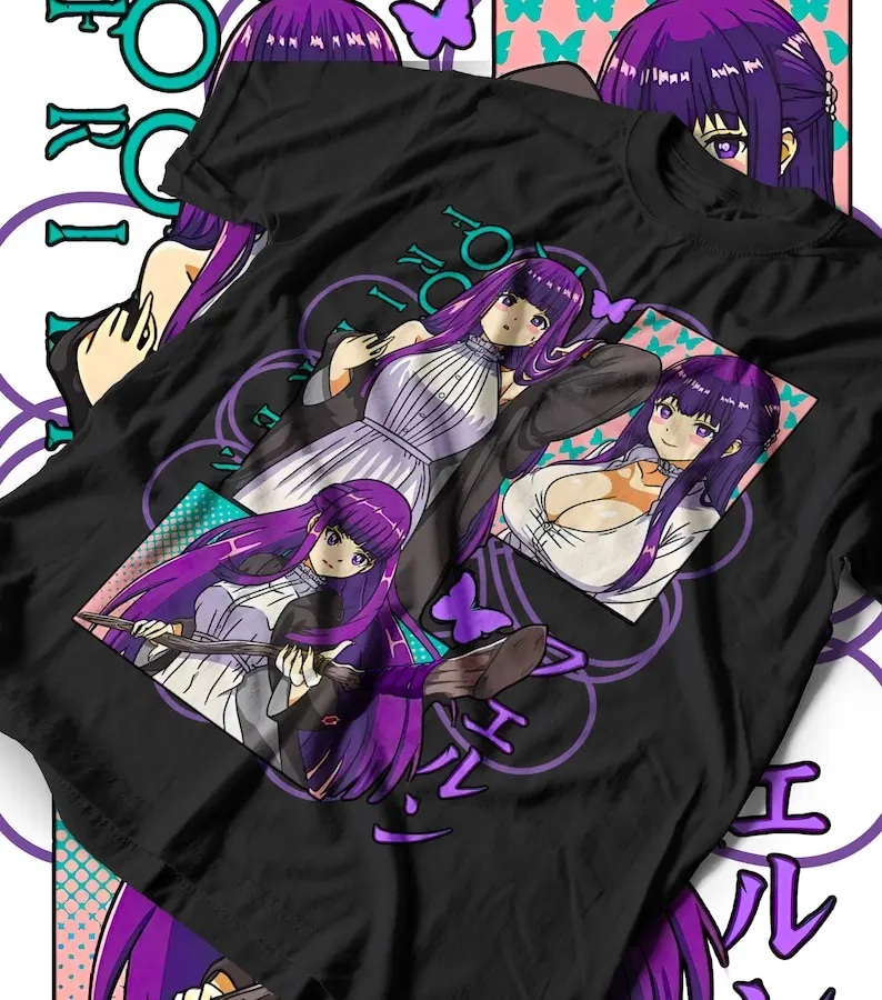 Frieren T-Shirt Beyond Journey's End Fern Stark Girl Anime Gifts Shirt All Size 100 Cotton
Frieren T-Shirt Beyond Journey's End Fern Stark Girl Anime Gifts Shirt All Size 100 Cotton