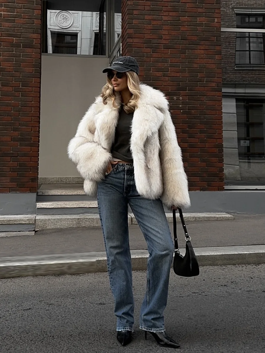 Женский экологически чистый мех лисы, остроконечный искусственный мех, шуба, воротник костюма, пальто из искусственного меха, меховая одежда
Женский экологически чистый мех лисы, остроконечный искусственный мех, шуба, воротник костюма, пальто из искусственного меха, меховая одежда