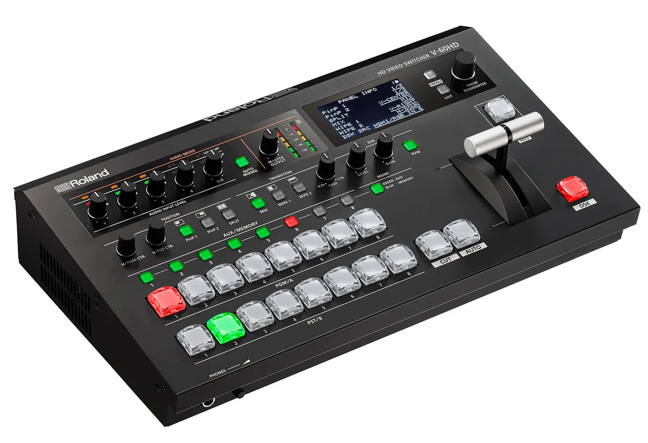 100% AUTHENTIC SALES Roland V-60HD Portable Multi-Format HD Video Switcher With Audio
100% AUTHENTIC SALES Roland V-60HD Portable Multi-Format HD Video Switcher With Audio