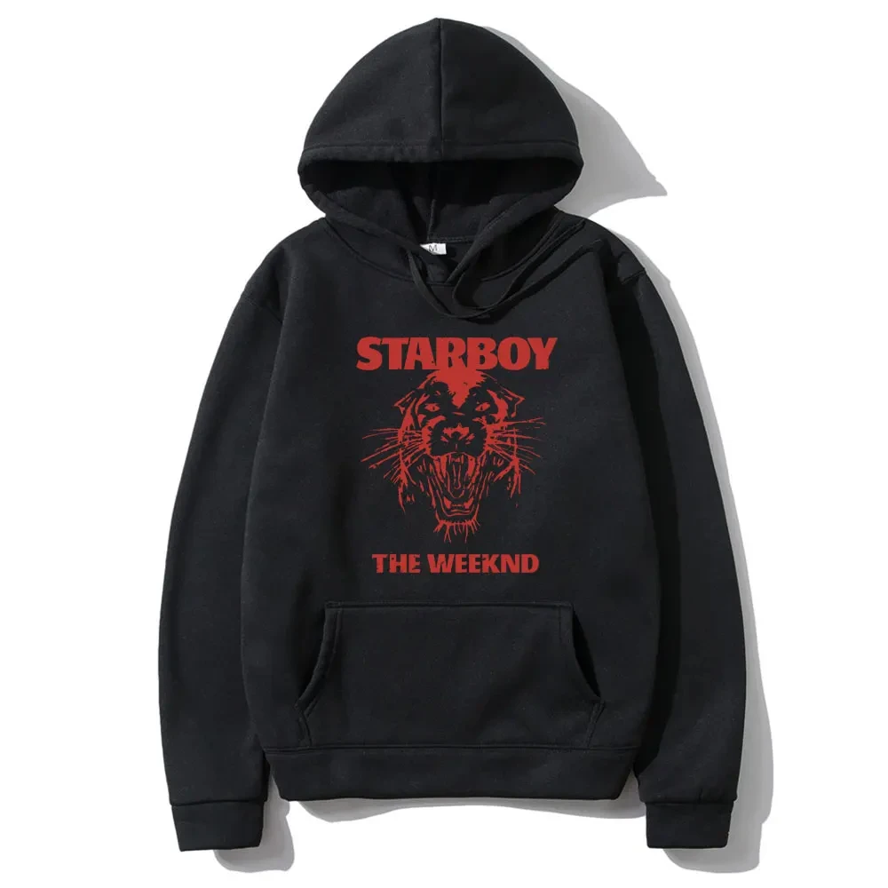 Rapper The Weeknd Starboy Tiger Print Hoodie Male Hip Hop Vintage Pullover Hoodies Men Women Fashion Gothic Oversized Sweatshirt
Rapper The Weeknd Starboy Tiger Print Hoodie Male Hip Hop Vintage Pullover Hoodies Men Women Fashion Gothic Oversized Sweatshirt
