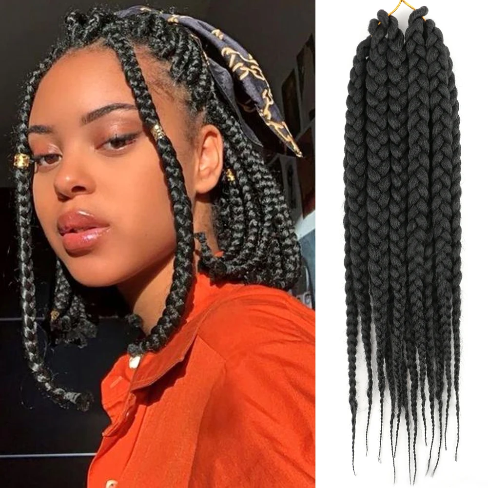 Short Box Braids Crochet Hair Extensions Synthetic Bob Braids Cute Crochet Braids Hair Extensions For Women
Short Box Braids Crochet Hair Extensions Synthetic Bob Braids Cute Crochet Braids Hair Extensions For Women