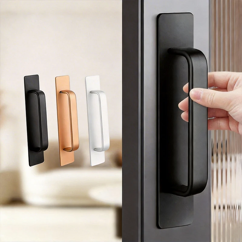 2/4PC Aluminum Sliding Door Handle Punch Free Adhesive Screw Mount Push Pull Handle for Cabinet Gate Bathroom Toilet Furniture
2/4PC Aluminum Sliding Door Handle Punch Free Adhesive Screw Mount Push Pull Handle for Cabinet Gate Bathroom Toilet Furniture