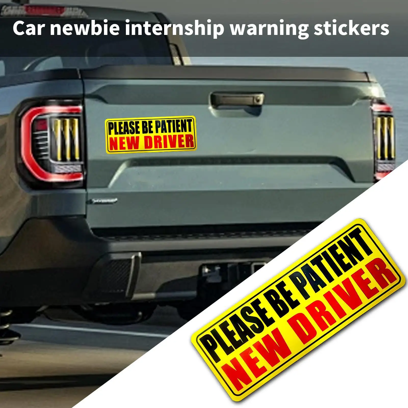 Student Driver Magnet 23x9cm Please Be Patient Reflective Sticker New Driver Reusable Safety Warning Sign Magnetic Decals
Student Driver Magnet 23x9cm Please Be Patient Reflective Sticker New Driver Reusable Safety Warning Sign Magnetic Decals