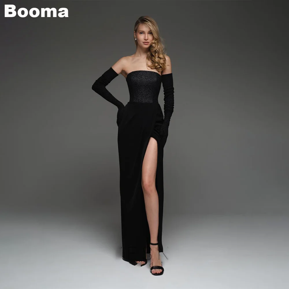Booma Elegant Black Mermaid Evening Dresses Strapless High Leg Split Formal Party Gowns Long Prom Dress for Women Outfits
Booma Elegant Black Mermaid Evening Dresses Strapless High Leg Split Formal Party Gowns Long Prom Dress for Women Outfits